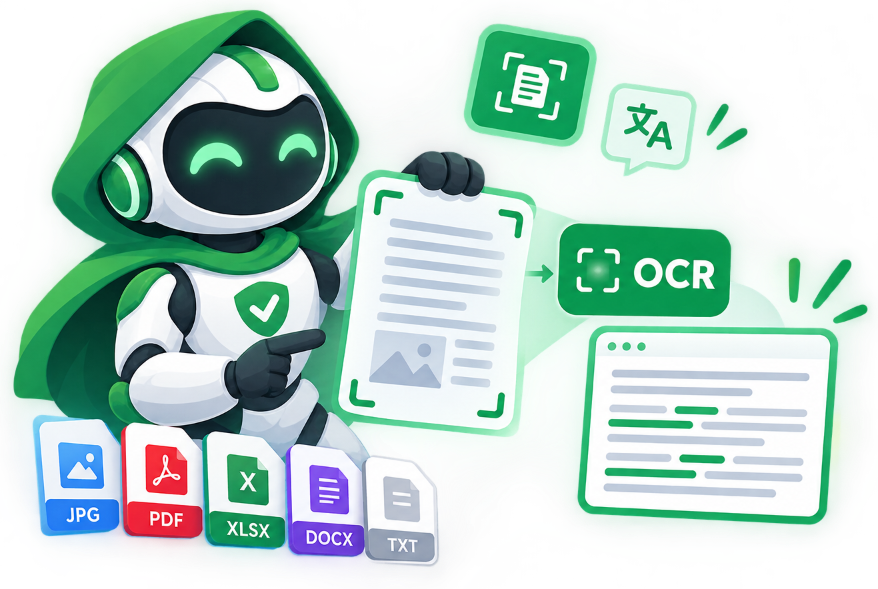 Utilvo OCR Studio Mascot