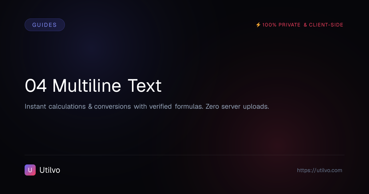 Multiline text annotation with line spacing